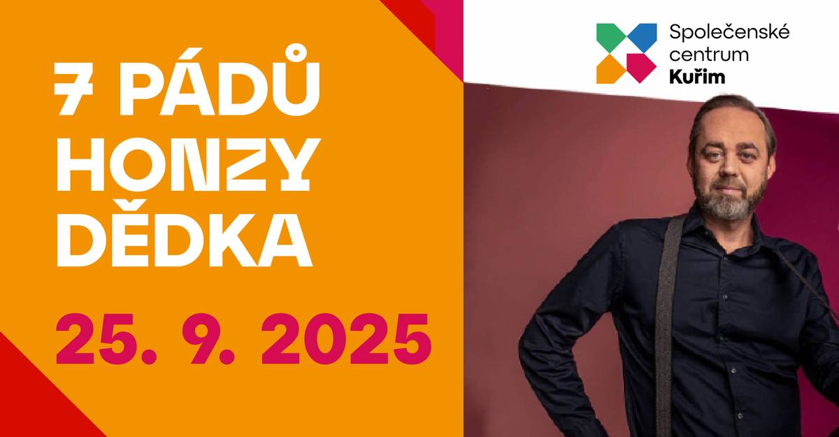 Milí přátelé kulturních zážitků, ve čtvrtek vás čeká jedinečný večer plný humoru, inspirace a známých tváří — talk show 7 pádů Honzy Dědka se představí 25. září 2025 od 19:00 ve Společenském a kulturním centru Kuřim. Hosty večera budou Chantal Poullain a Robert Jašków, kteří slibují zajímavé rozhovory a spoustu zábavy.