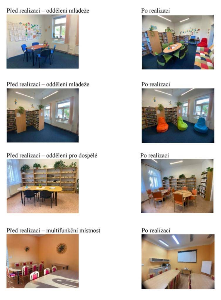 V období od května do září 2025 Městská knihovna Osek realizovala projekt „Vybavení Městské knihovny Osek“