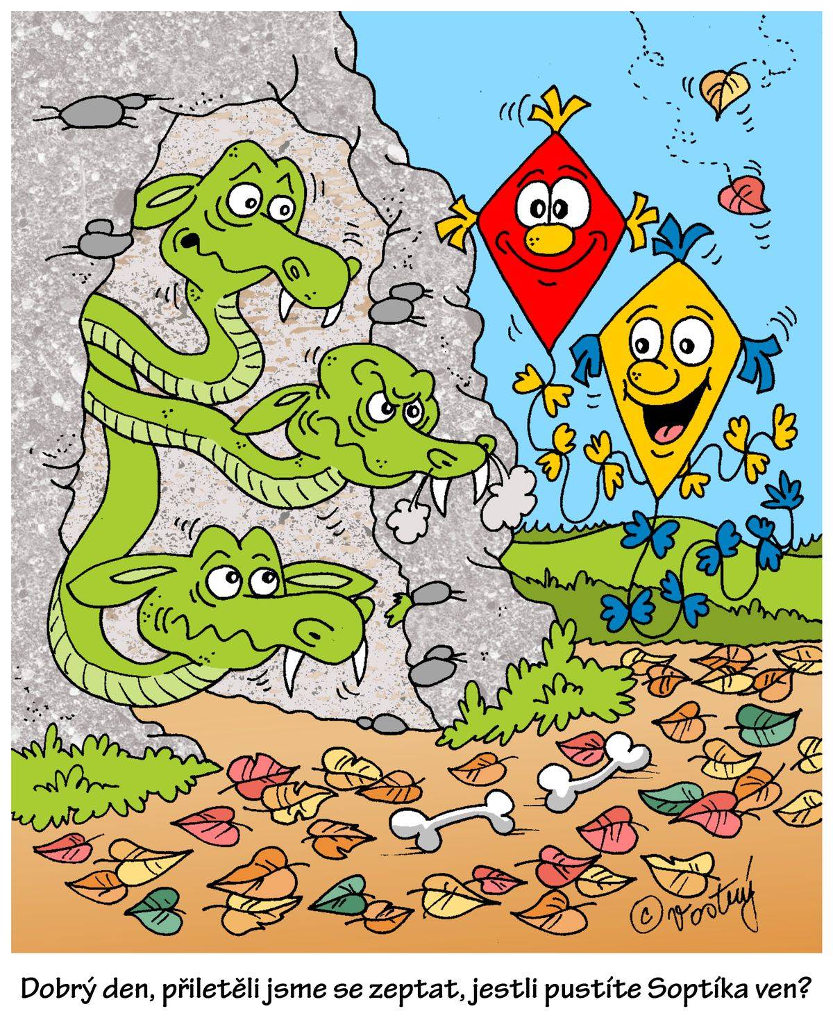 Pouštění draků může být pořádná zábava