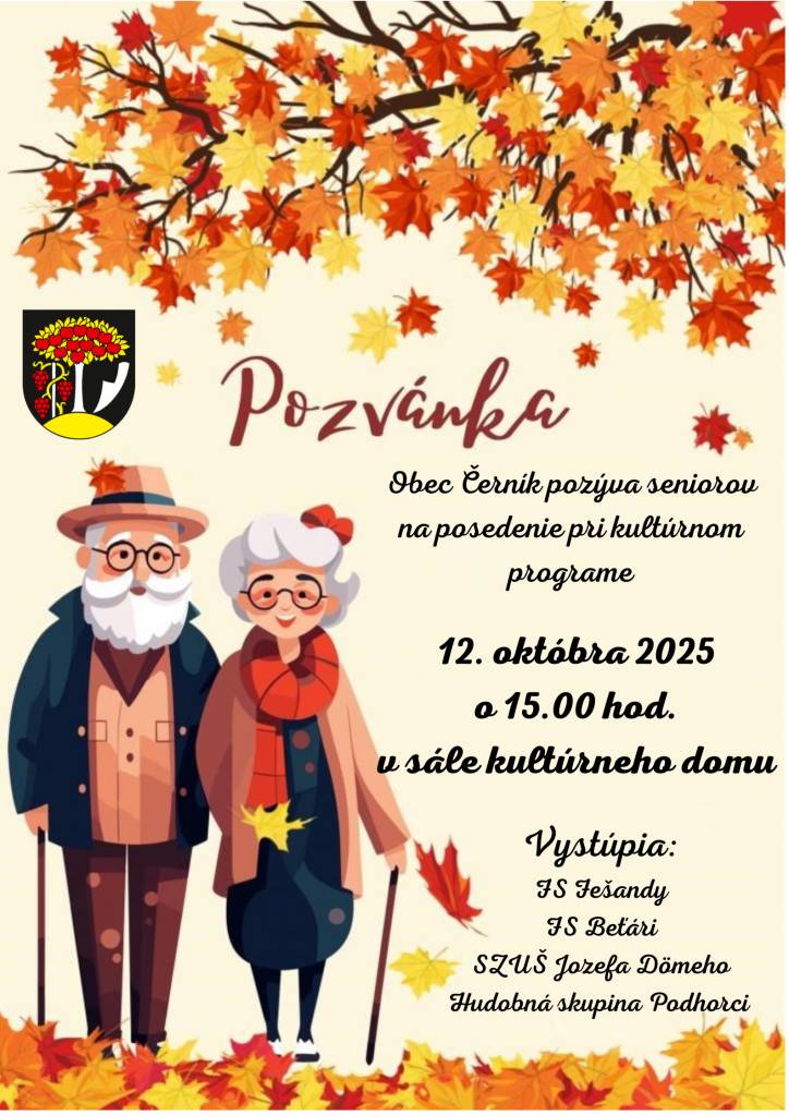 Pozvánka na posedenie