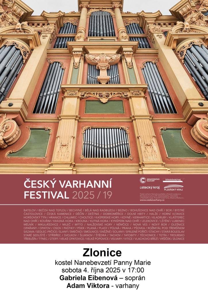 Český varhanní festival ve Zlonicích