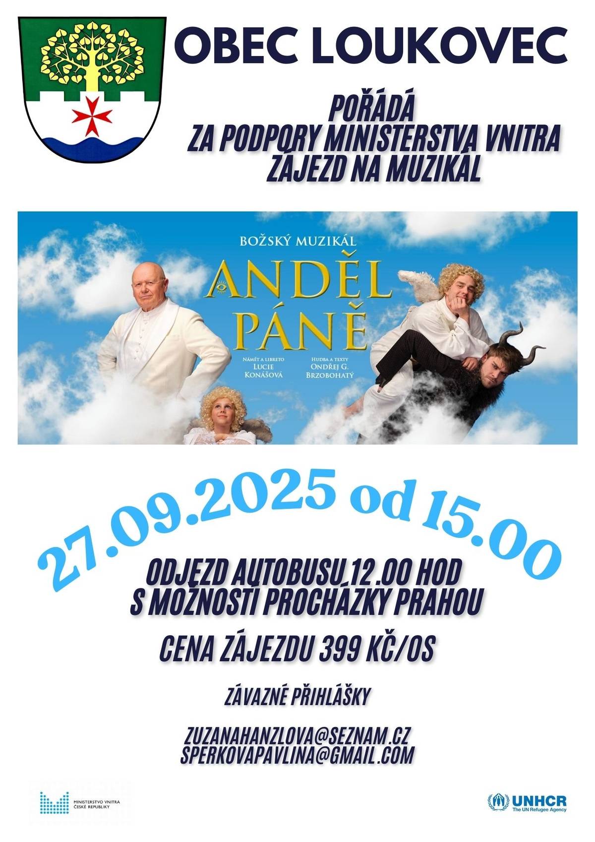 27.09.2025 - vstupenky v hodnotě 799 Kč v přízemí