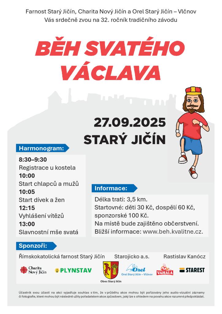 běh sv. Václava, Svatováclavský jarmark, chovatelská výstava, slavnostní průjezd historických vozidel