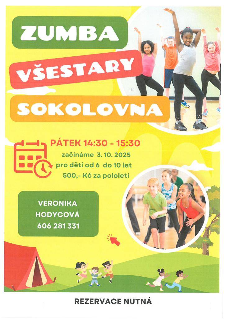 Zumba Všestary 3.10.2025