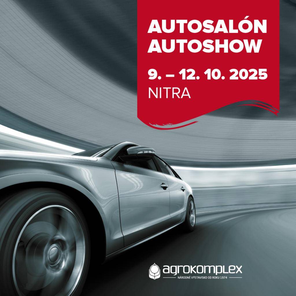 Pozývame Vás na Autosalón - AUTOSHOW 2025, ktorý sa koná  od 09.10 - 12. 10.2025