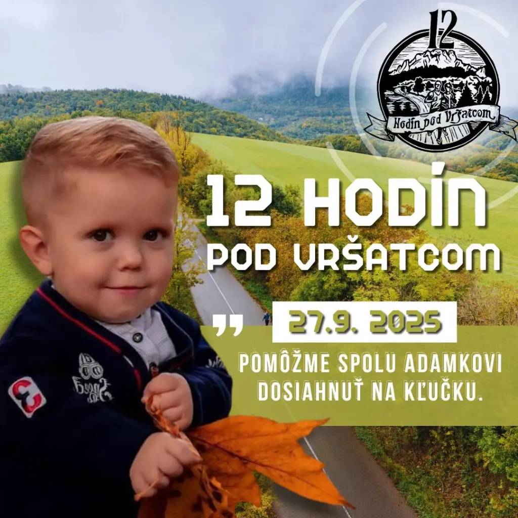 Vršatec running club pozýva na športovo-charitatívne podujatie "12 hodín pod Vršatcom" v sobotu 27.9.2025.