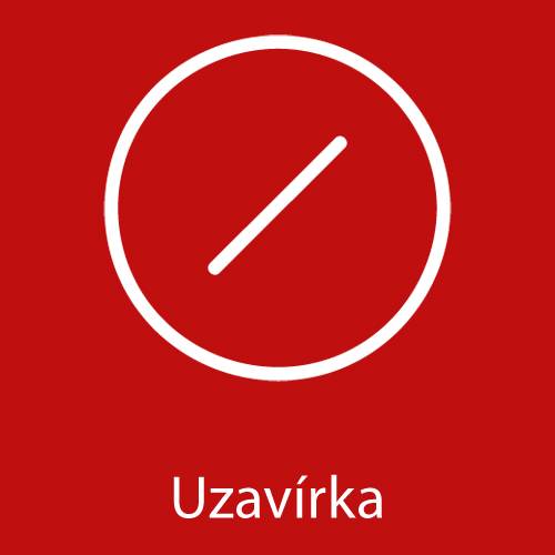 informace k probíhající uzavírce