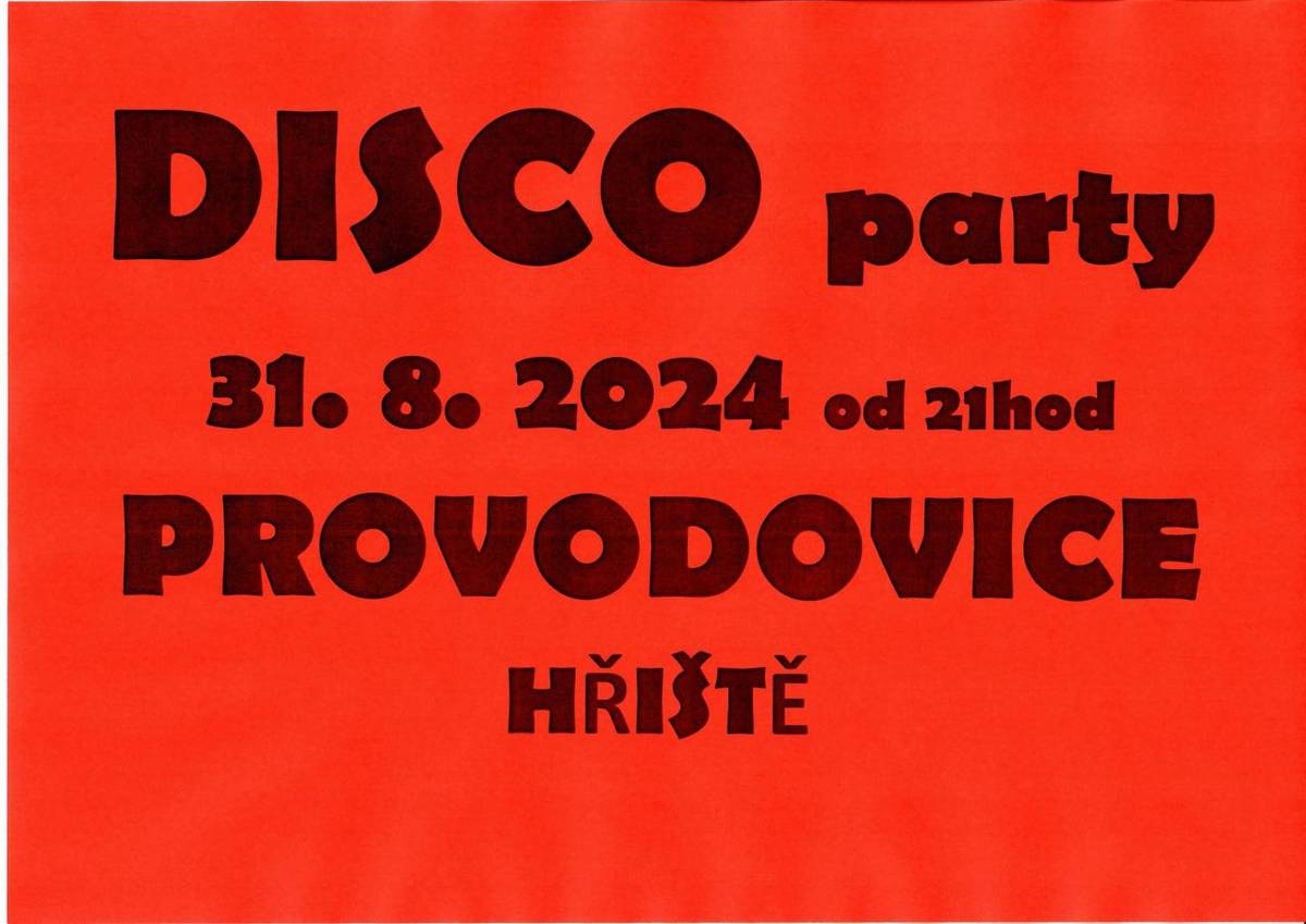 Zveme všechny na diskotéku!