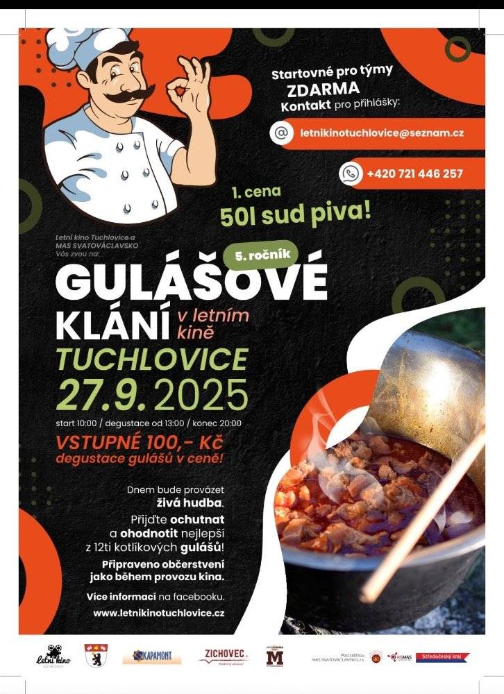 Zítra od 10 hodin se v letním kině koná gulášové klání.