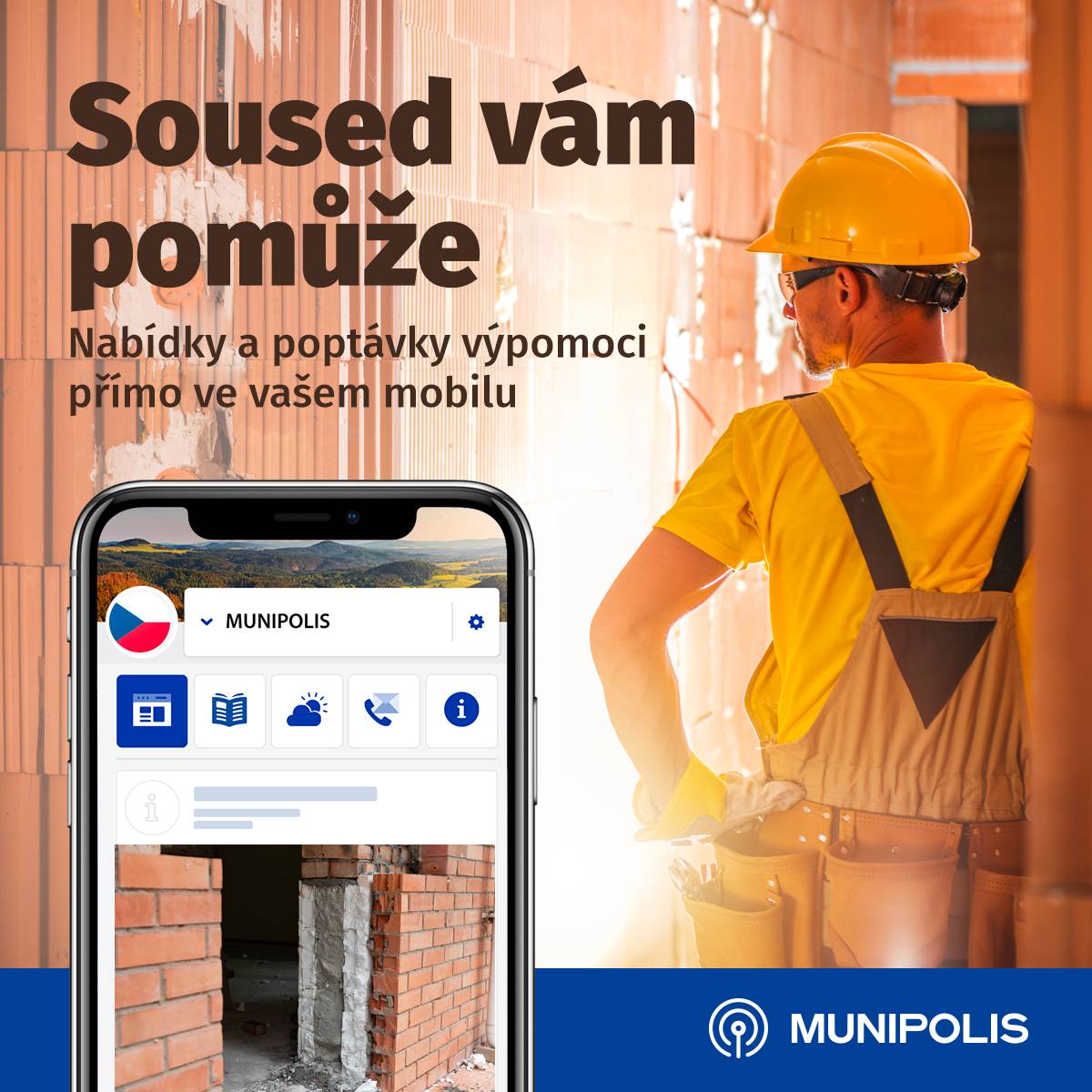 V tomto prostoru můžete nabídnout nebo poptat v rámci sousedské výpomoci drobné služby jako je venčení psů, pomoc s nákupy, hlídání dětí, sekání zahrady či jiné opravy v domácnosti.