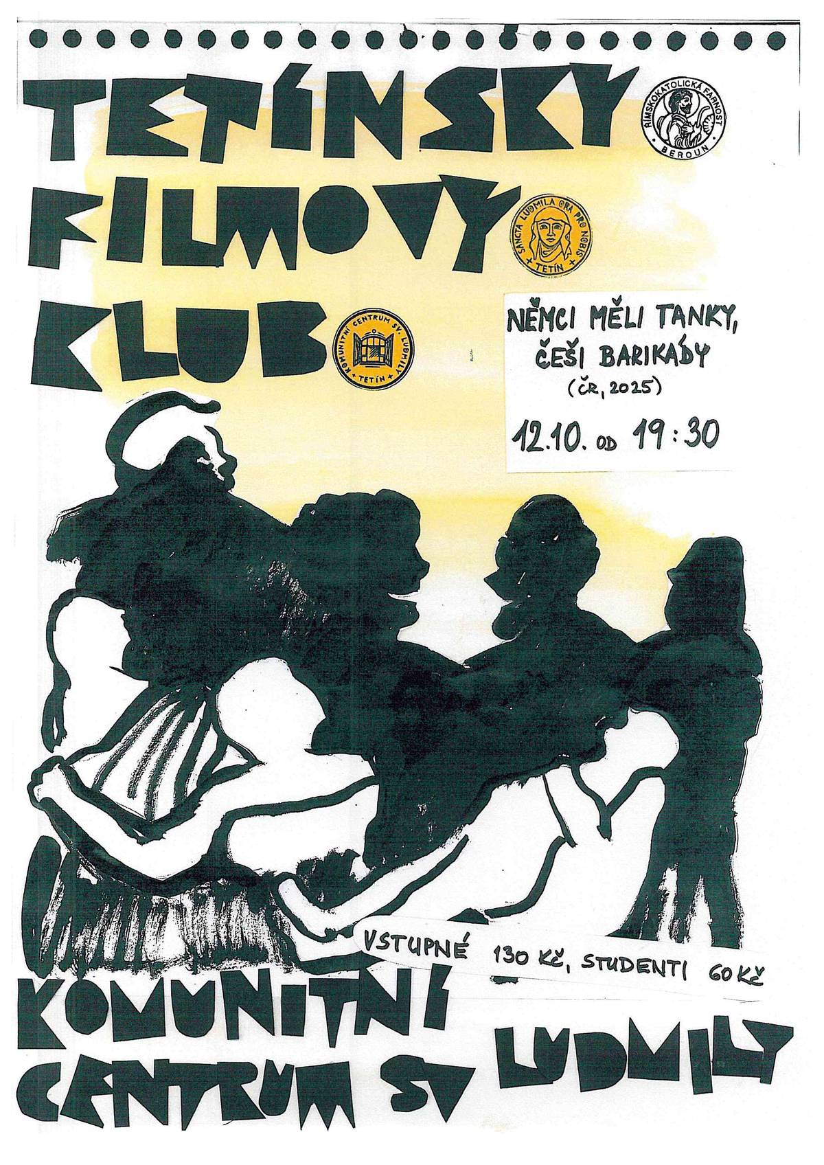 Promítání dne 12.10.od 19:30 v KC sv. Ludmily .