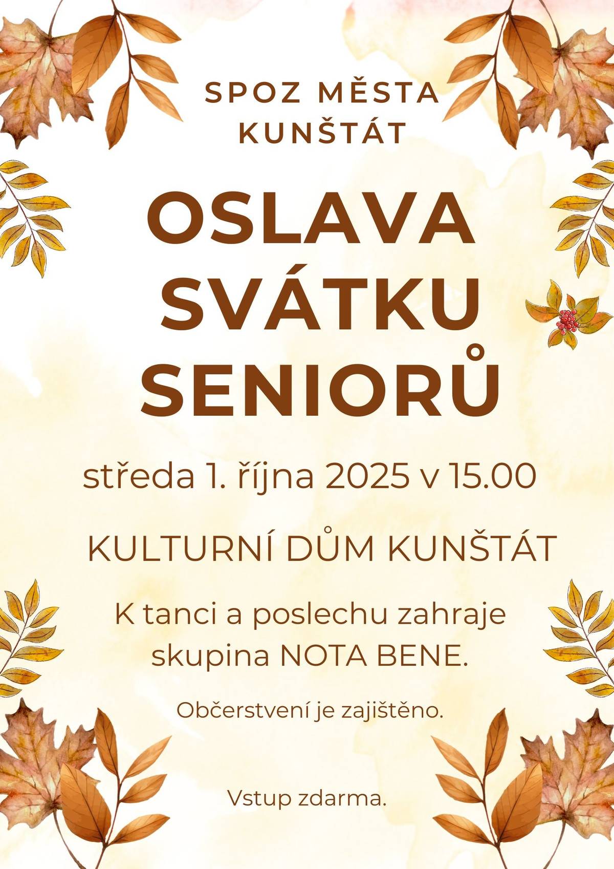 OSLAVA SVÁTKU SENIORŮ