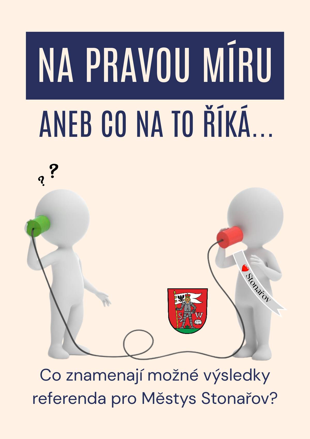 Co znamenají možné výsledky referenda pro obec – pro Městys Stonařov? Referendum obsahuje dvě otázky. Podle toho, jak občané odpoví, se bude odvíjet další postup obce ohledně spolupráce s investorem v rámci projektu Větrný park Vysočina. ✅ Otázka 1: ANO / Otázka 2: NE  Nejjednodušší varianta. Obec může pokračovat ve spolupráci na projektu podle stávajících smluv. Není potřeba další referendum o smlouvě nebo jejím dodatku.  ❌ Otázka 1: NE / Otázka 2: ANO  Výsledek je nejasný a může vést ke sporům. Není jisté, zda souhlas s otázkou 2 „přebíjí“ nesouhlas s otázkou 1. Pokud by převážil výklad, že výstavba není možná, obec by čelila právním a finančním problémům kvůli porušení smlouvy s investorem. Obec by musela hledat zákonné cesty, jak minimalizovat škody.  ❌ Otázka 1: NE / Otázka 2: NE  Výstavba VTE v rámci Větrného parku Vysočina by nebyla možná. Jiný projekt VTE by ale teoreticky mohl být posuzován zvlášť. Otázka 2 nevylučuje, že by se o dodatku ke smlouvě mohlo hlasovat znovu.  ❌ Otázka 1: ANO / Otázka 2: ANO  Výsledek je právně nejednoznačný. Není jasné, zda obec může spolupracovat dle smlouvy bez dalšího referenda o smlouvě. Mohlo by dojít k výkladovým sporům.  📌 Závěr: Některé kombinace odpovědí mohou vést k právní nejistotě. Obec bude muset pečlivě vyhodnotit, jak postupovat, aby respektovala vůli občanů a zároveň minimalizovala rizika vyplývající ze smluvních závazků. 📌 Občané v místním referendu mohou hlasovat o otázce dle vlastního výběru a odpovědnosti. 👉 Celý článek: „Co znamenají možné výsledky referenda pro obec – pro Městys Stonařov?" si můžete přečíst na webu městyse www.stonarov.cz. Také na webu městyse najdete stanovisko MV ČR a právní stanovisko AK Doucha Šikola. Děkujeme, že sledujete rubriku Na pravou míru!