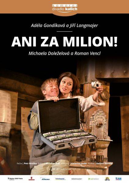 Obec pořádá výlet do divadla. Na divadelních prknech se opět setkávají Adéla Gondíková a Jiří Langmajer v  inscenaci 'Ani za milion!'.
