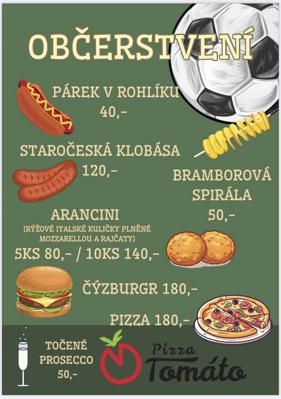 FC Zaječice zve na víkendovou akci  (3.10. - 5.10.) s Pizza Tomáto do hospůdky na hřišti. Vařit se bude: pátek   16:00 - 22:00hod. sobota 12:00 - 22:00hod. neděle  12:00 - 21:00hod Zároveň zve na nedělní fotbalové derby, které se odehraje v Zaječicích od 16:00hod. FC Zaječice vyzve soupeře z Orle. O poločase proběhne soutěž v pojídání pizzy🍕🍕🍕.