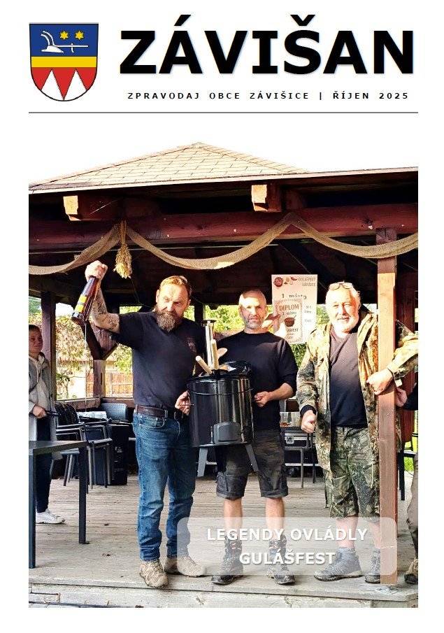📰 Nový Závišan je venku! Informujeme Vás, že právě vyšlo říjnové vydání obecního zpravodaje Závišan. Těšit se můžete na aktuální informace z dění v obci, pozvánky na akce i zajímavosti ze života v Závišicích. 📬 Tištěná verze míří do místní samoobsluhy, elektronická verze je dostupná na webu obce a v příloze aplikace Munipolis.