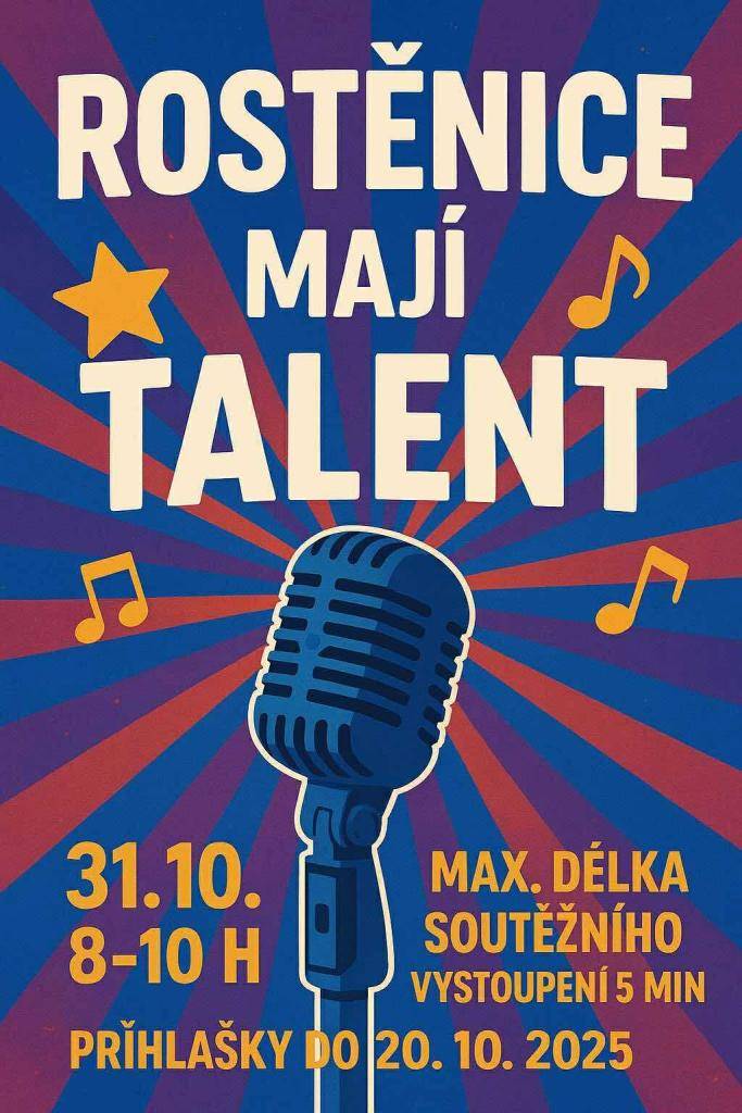 Soutěž pro jednotlivce i skupinky, kde můžete ukázat svůj talent.
