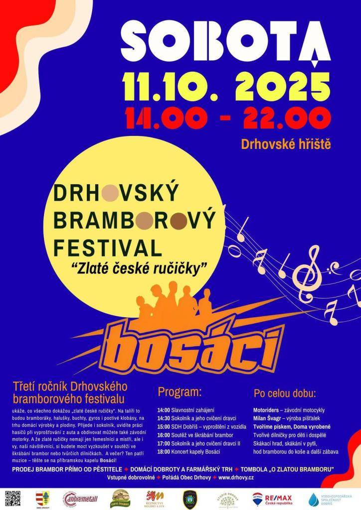 Drhovský bramborový festival 11.10.2025