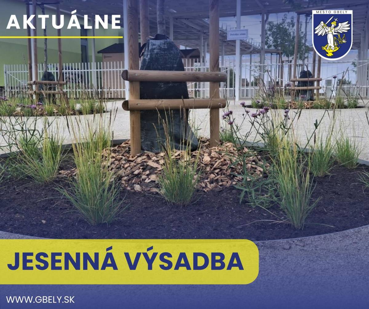 V uplynulých dňoch sme realizovali jesennú výsadbu, ktorá priniesla nové okrasné trávy a kvet verbena do priestorov pred aj na Stárnisku.