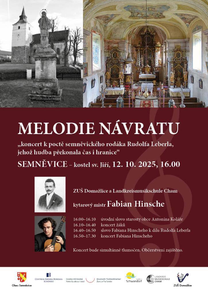 koncert Semněvice - kostel sv. Jiří, 12.10.2025 od 16.00 hod.