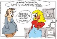 Konečně uvařila a pejsek