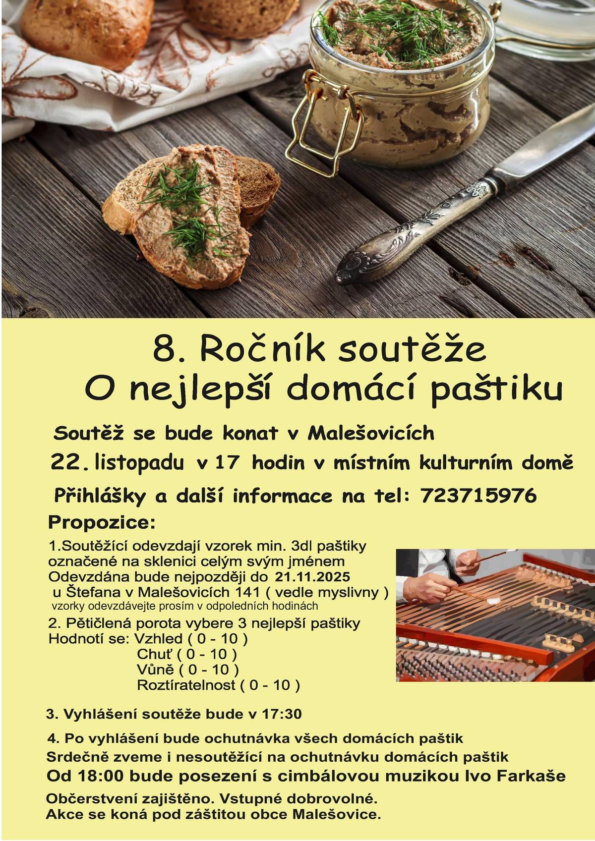 uskuteční se 22.listopadu od 17 hodin v místním kulturním domě