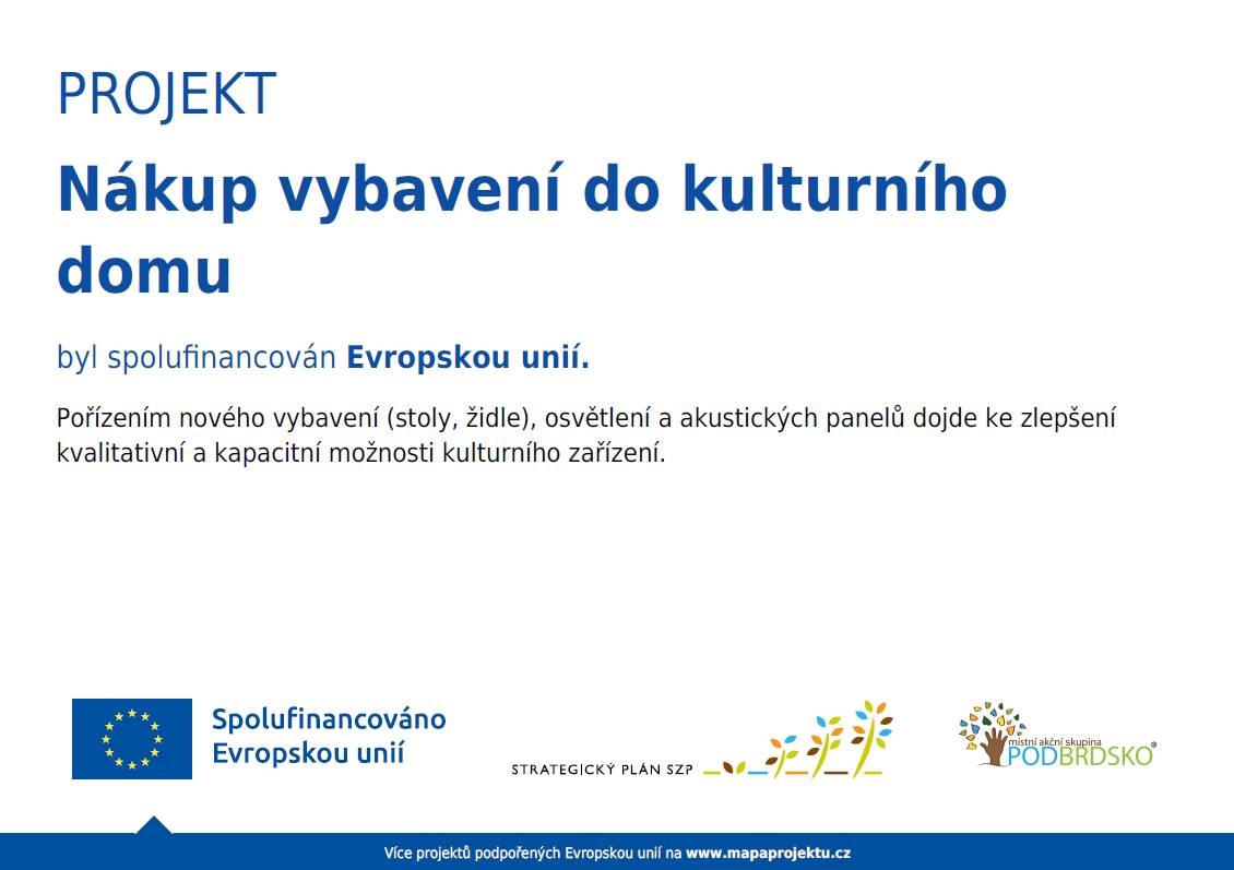 projekt byl spolufinancován Evropskou unií.