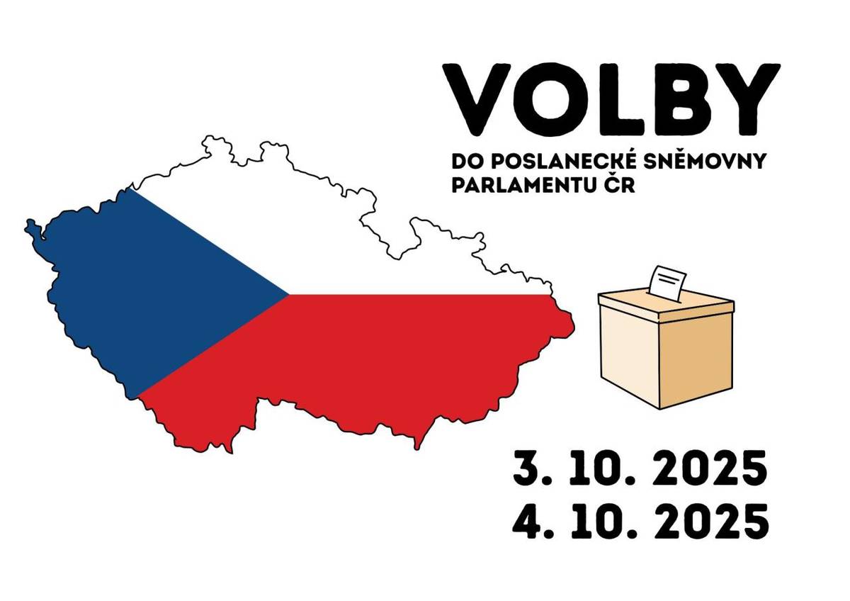ve dnech 3. a 4. října 2025 se uskuteční volby do Poslanecké sněmovny Parlamentu ČR.