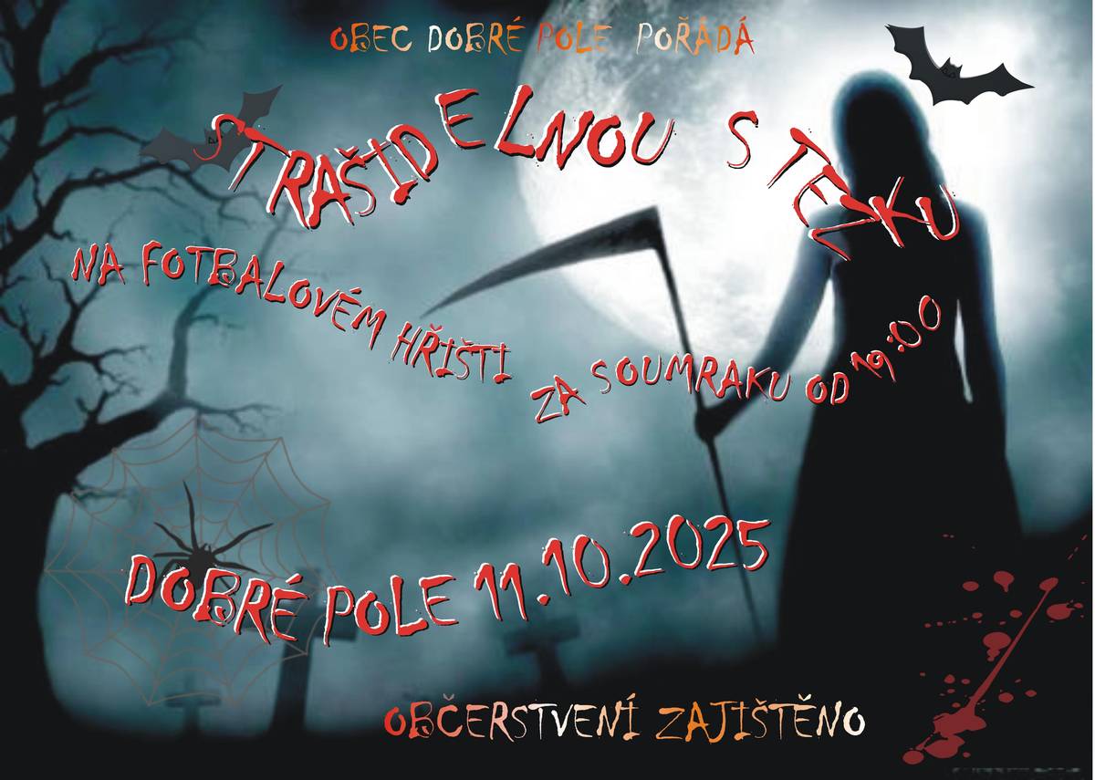 Start za soumraku v 19h na fotbalovém hřišti. Občerstvení zajištěno.