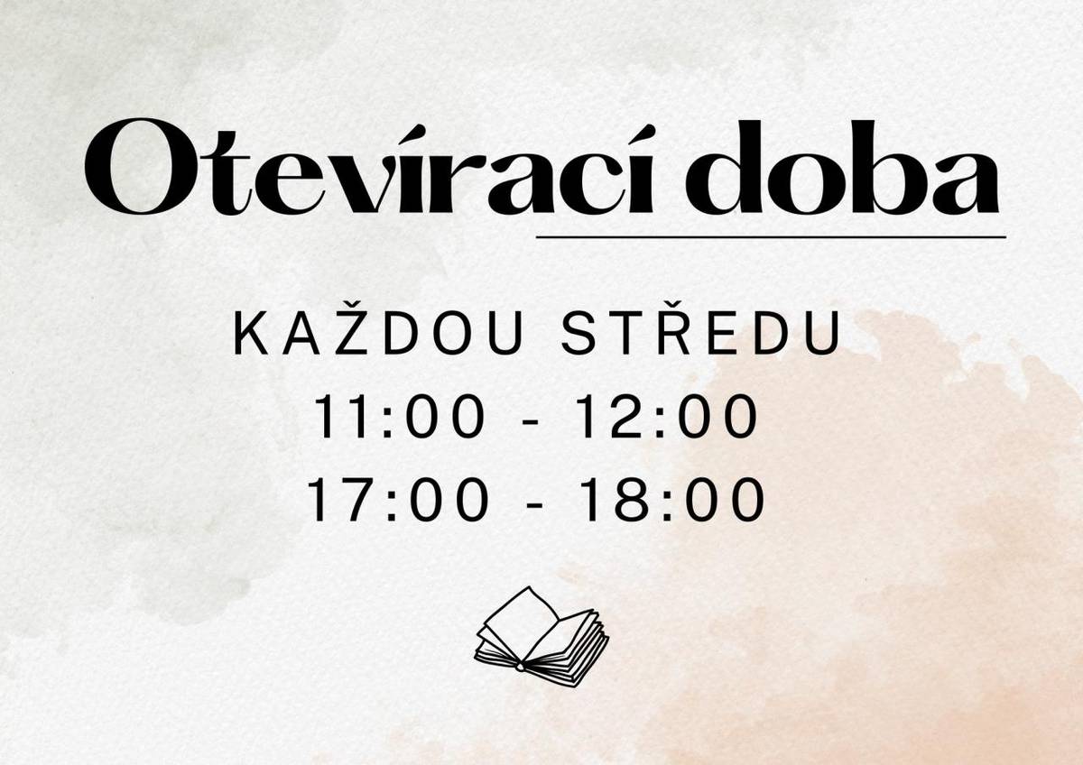 Nová otevírací doba.