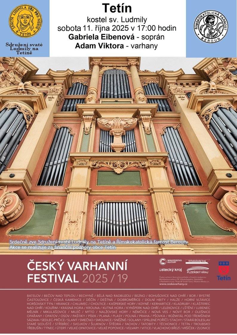 V kostele sv. Ludmily dne 11.10.2025 v 17:00 hod