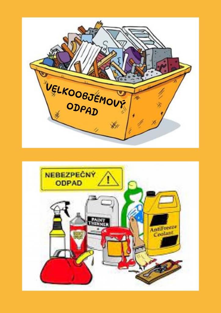Vážení občané,v sobotu 25.10.2025 od 8.00hod. -10.00hod. můžete velkoobjemový a nebezpečný odpad uložit do přistaveného velkoobjemového kontejneru, který bude tradičně před obecním úřadem. Využijte této možnosti a odložte nepotřebné věci pohodlně. Děkujeme, že tím pomáháte udržovat naší obec čistou.