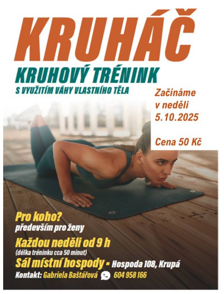 Na sále vždy od 9:00 hod