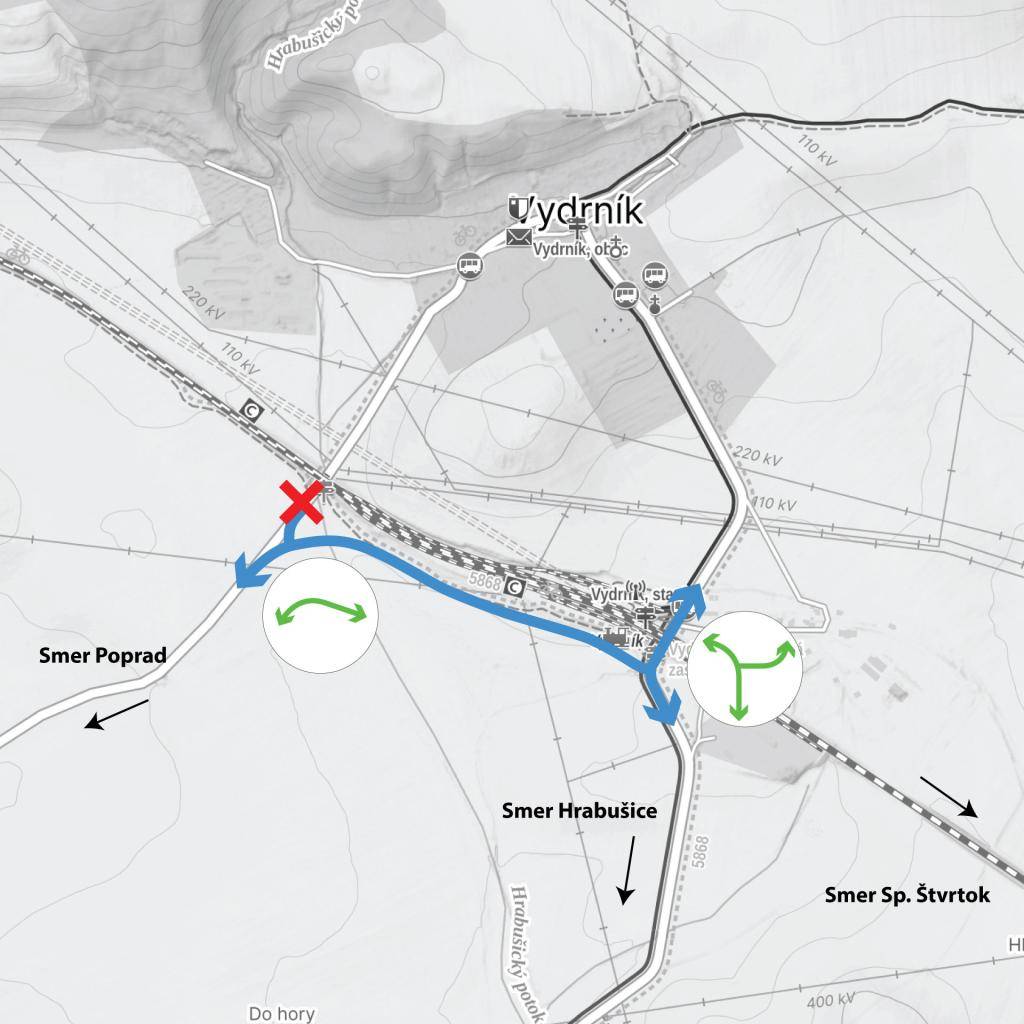 Od polovice októbra 2025 sa uzavrie tunel pred obcou Vydrník (zo smeru Spišský Štiavnik).