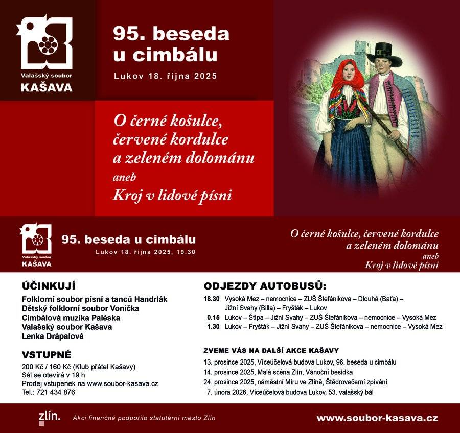 18. 10. v 19.30 hod. | Víceúčelová budova Lukov