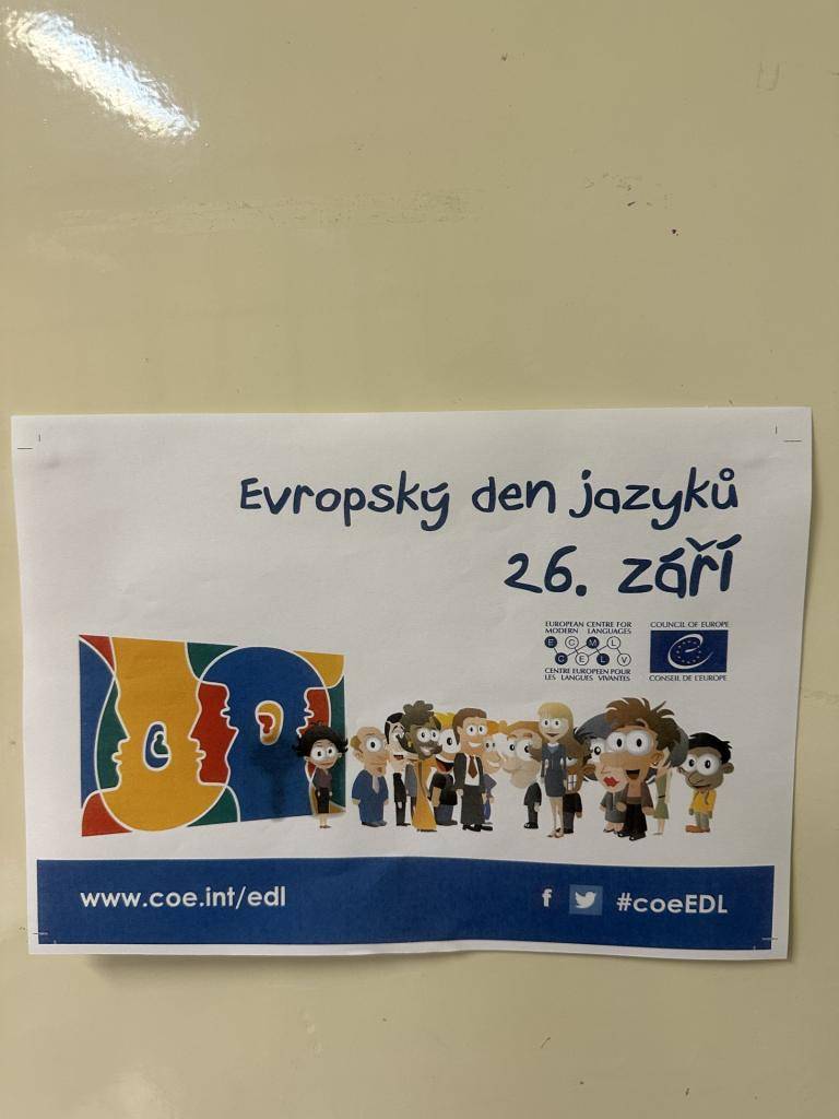 V pátek 26. září 2025 jsme si připomněli Evropský den jazyků.