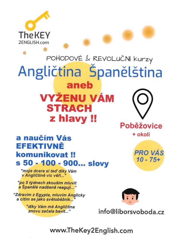 Kurzy anglického a španělského jazyka