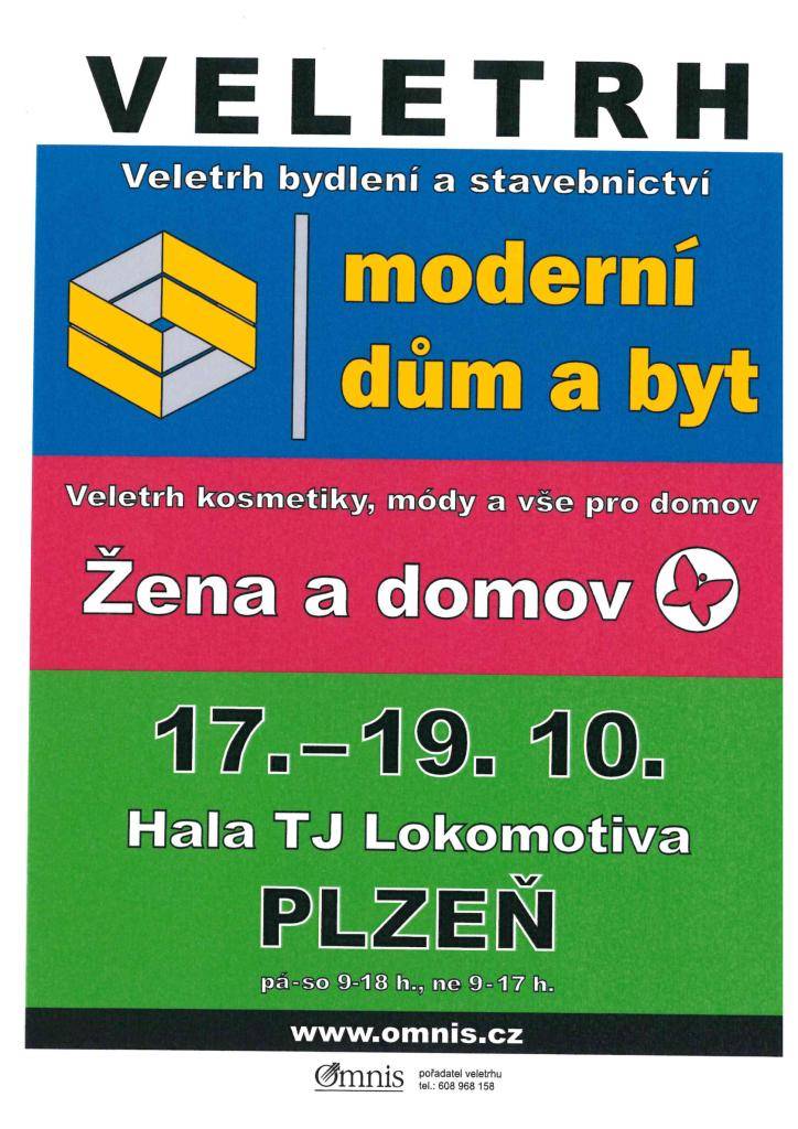 Pozvánka na Veletrh Plzeň 17. - 19. 10. 2025 s volnou vstupenkou.