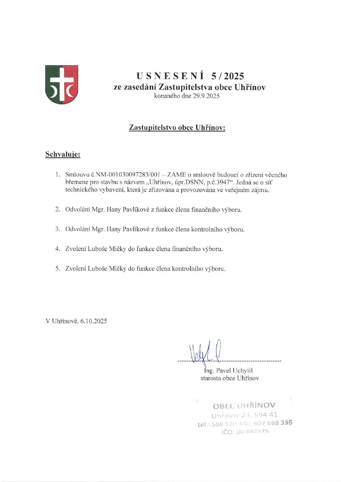 ze dne 29.9.2025
