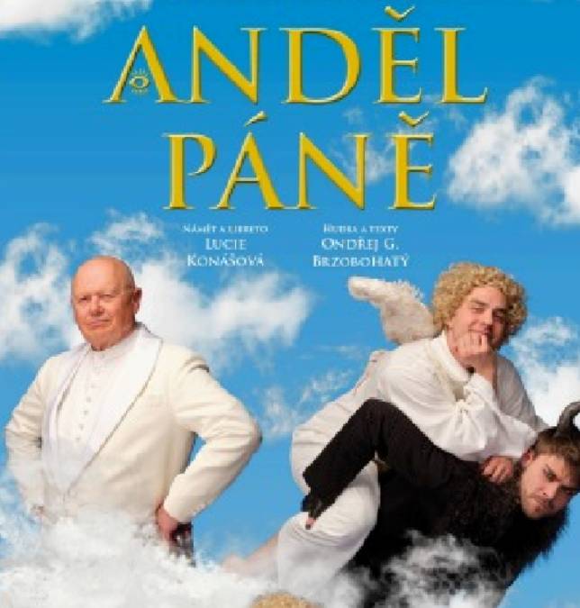 Pozvánka obce Sopřeč na muzikál "ANDĚL PÁNĚ".