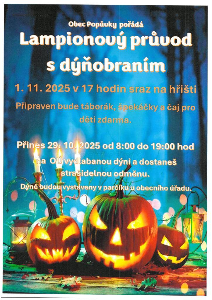 Lampionový průvod s dýňobraním