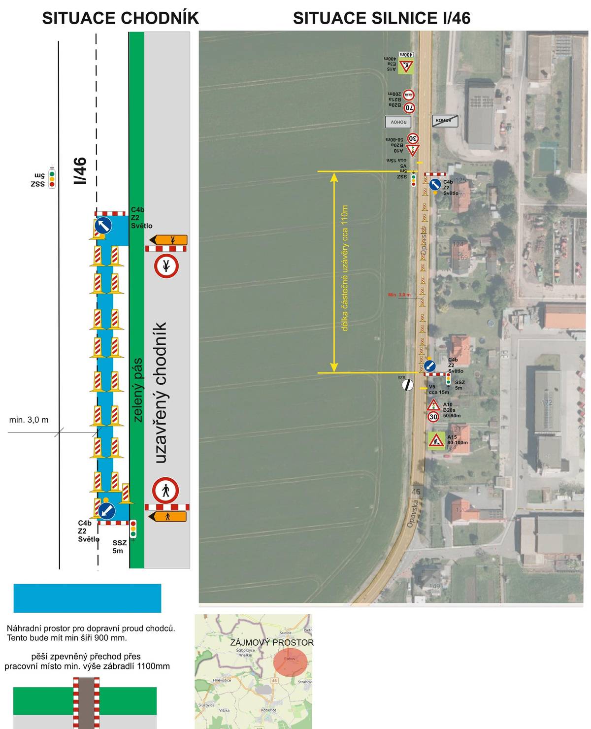 Informujeme občany, že v naší obci, v souvislosti s výstavbou nového úseku vodovodního řadu a vodovodních přípojek na ulici Opavská, dojde v době od 7.10.2025 do 31.10.2025 k částečné uzavírce na silnici č. I/46 a to v délce 110m a  zároveň k úplné uzavírce místní komunikace - chodníku lemujícího tuto silnici- také v délce 110m. Dopravní omezení na silnici č. I/46 bude v daném úseku řešeno světelným signalizačním zařízením. Děkujeme za trpělivost a pochopení.