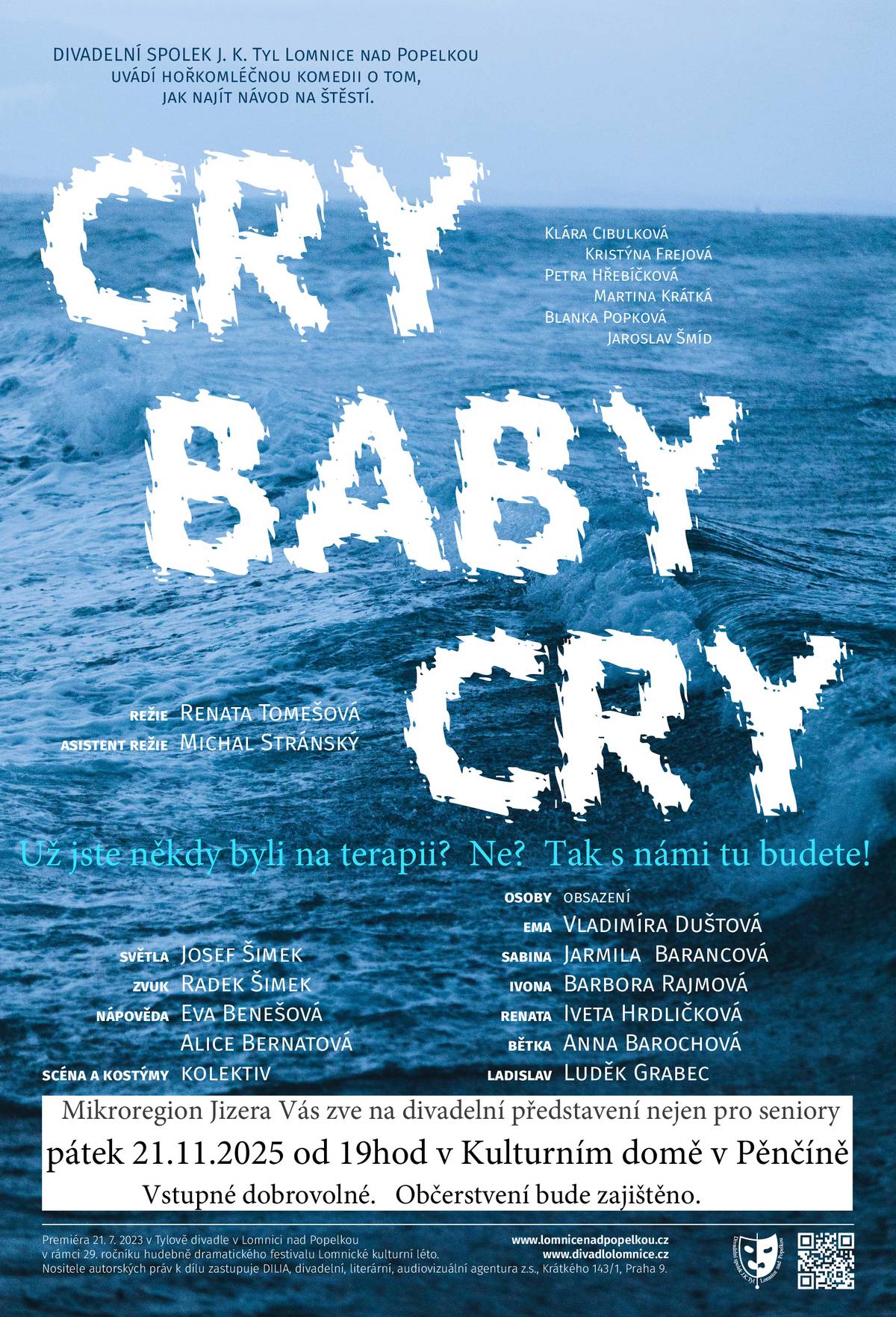 Mikroregion Jizera zve občany svazku obcí na divadelní představení. Podrobnosti naleznete v příloze.