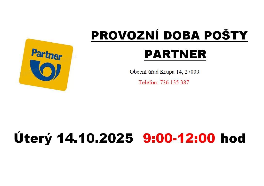 úterý 14.10.2025  9:00- 12:00 hod