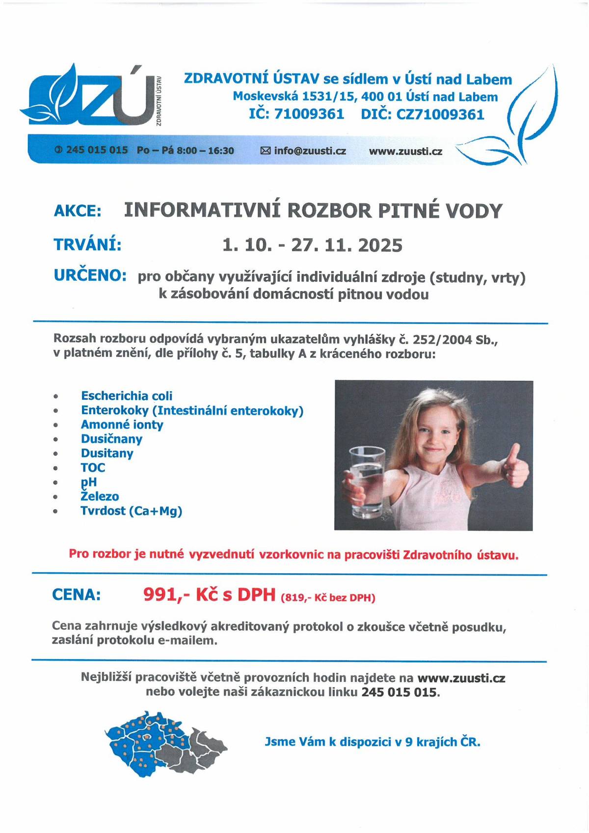 1.10.2025 - 27.11.2025  za cenu 991 Kč s DPH