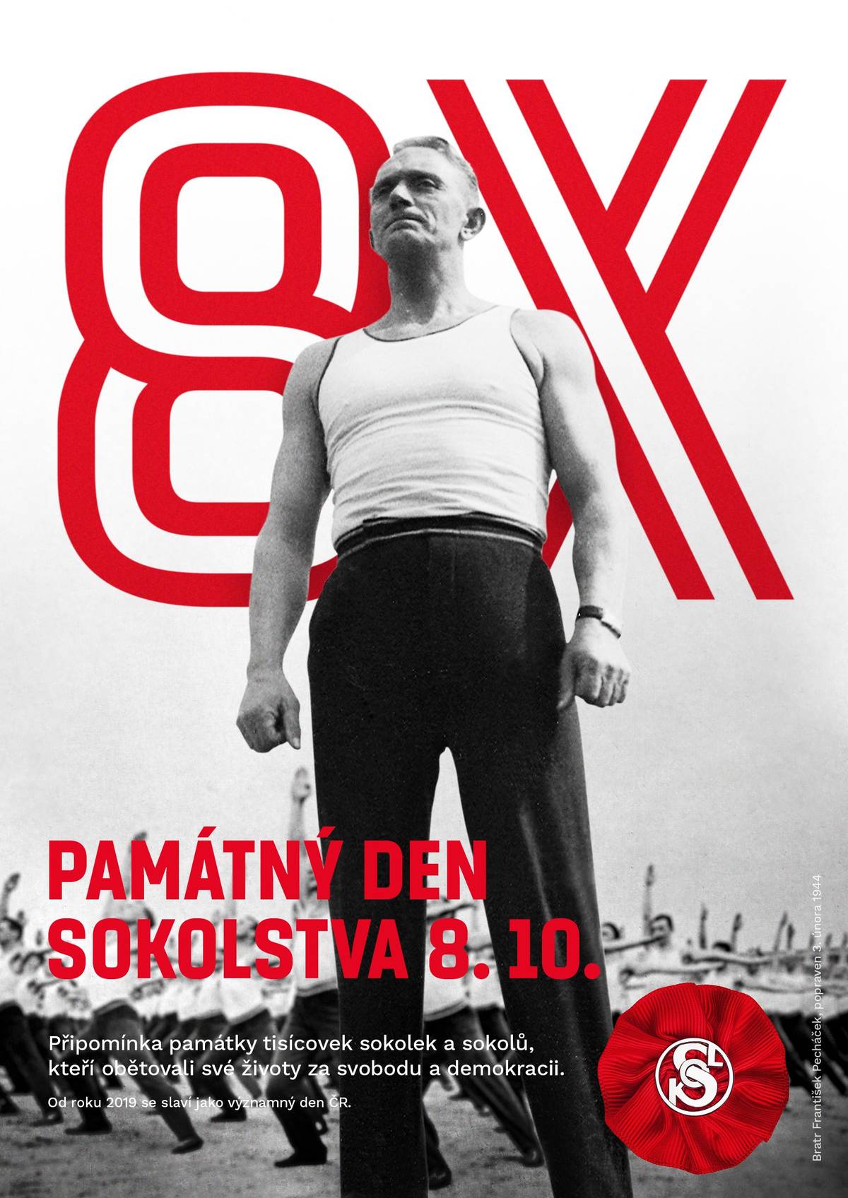 Dnes, 8. října, si připomínáme Památný den sokolstva – významný den České republiky a příležitost vzdát hold obrovské statečnosti a obětavosti členů Sokola. Za 163 let své existence se Sokol nesmazatelně zapsal do historie našeho národa. Vzpomínáme na více než pět tisíc sokolů a sokolek, kteří položili své životy v protinacistickém odboji, včetně přibližně 150 spolupracovníků výsadku Anthropoid, podílejících se na přípravách atentátu na Reinharda Heydricha. Uctěme i všechny sokoly padlé v 1. světové válce v řadách československých legií i ty, kteří bojovali v 3. odboji proti komunistickému režimu. 🕯️ Čest jejich památce.