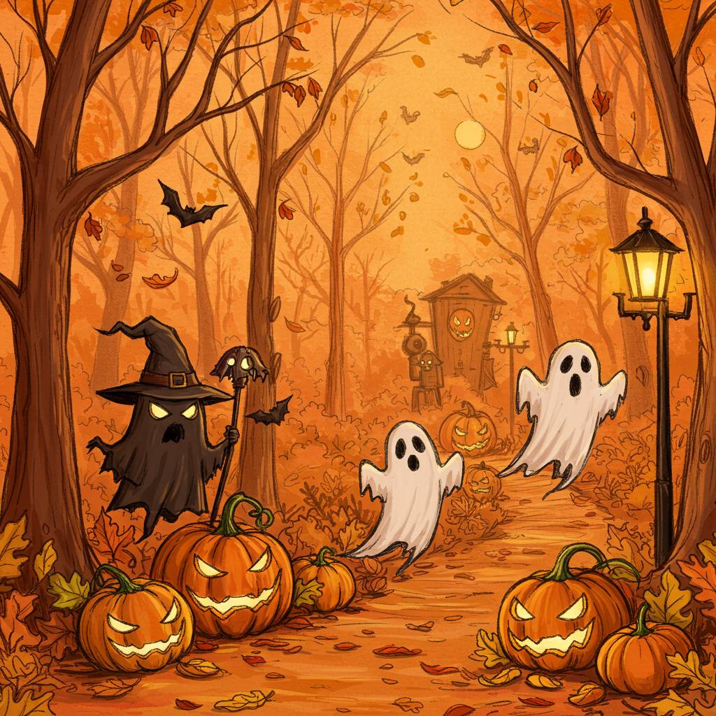 MŠ zve všechny dne 31.10.2025 na stezku odvahy.   Čas: 17:30 - 19:00 hod.