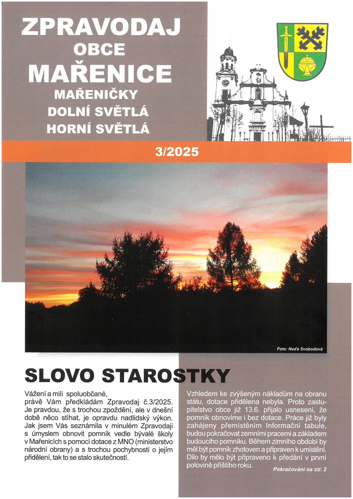 Zpravodaj v příloze