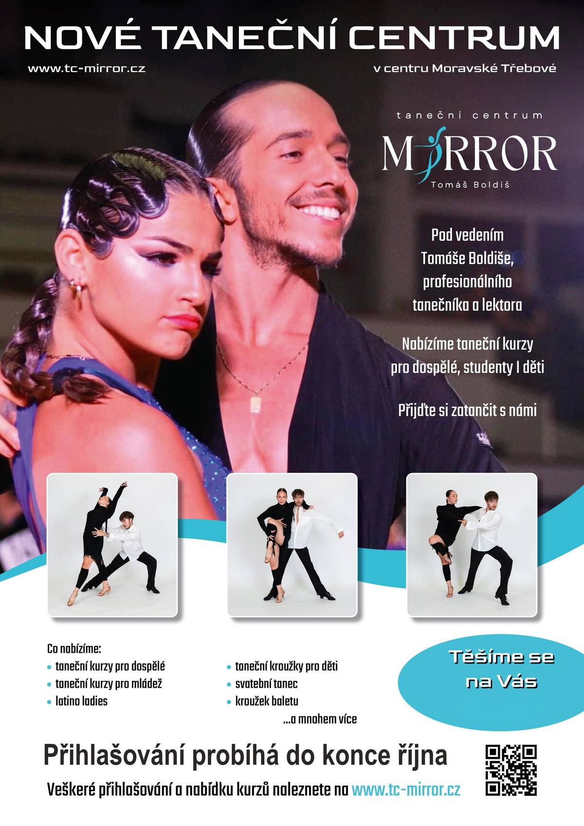 Taneční kurzy pro děti, dospělé či studenty.