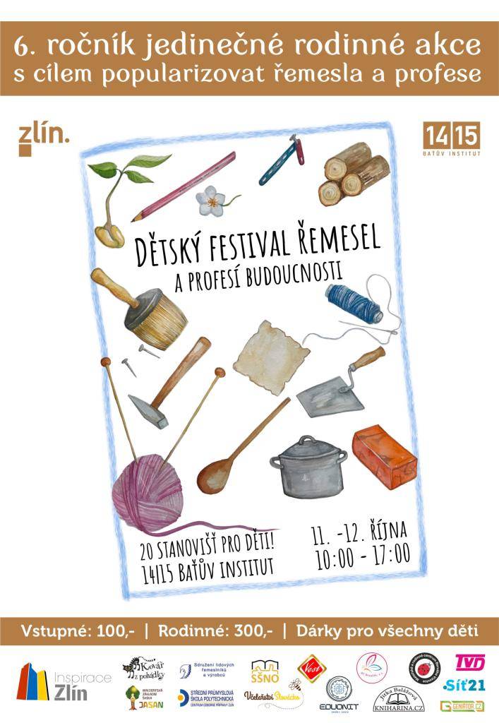 Zveme Vás na rodinnou akci: Dětský festival řemesel a profesí budoucnosti